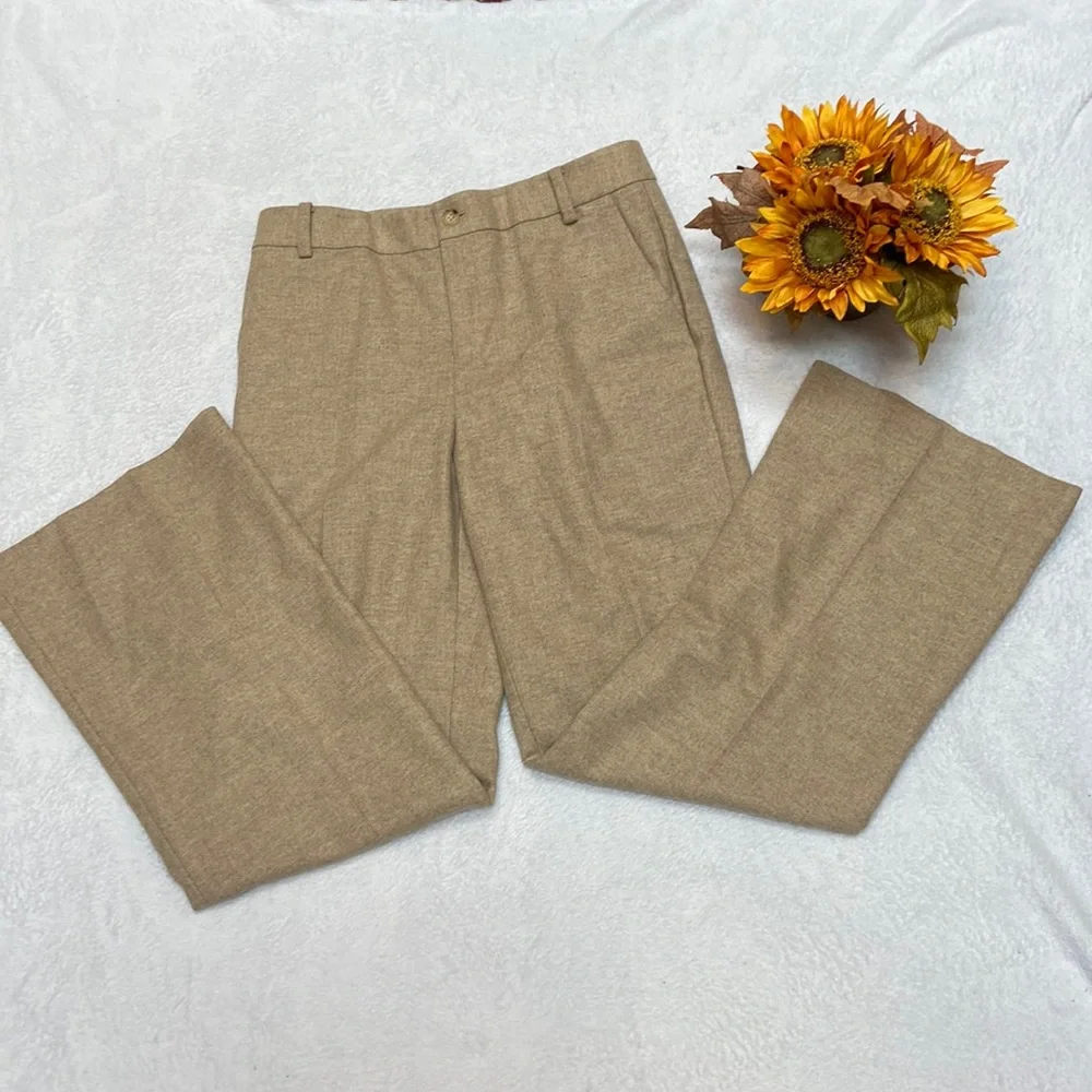 NWT LAUREN RALPH LAUREN Size 10 100% Fine Merino Wool Lined Pants - Picture 3 of 14